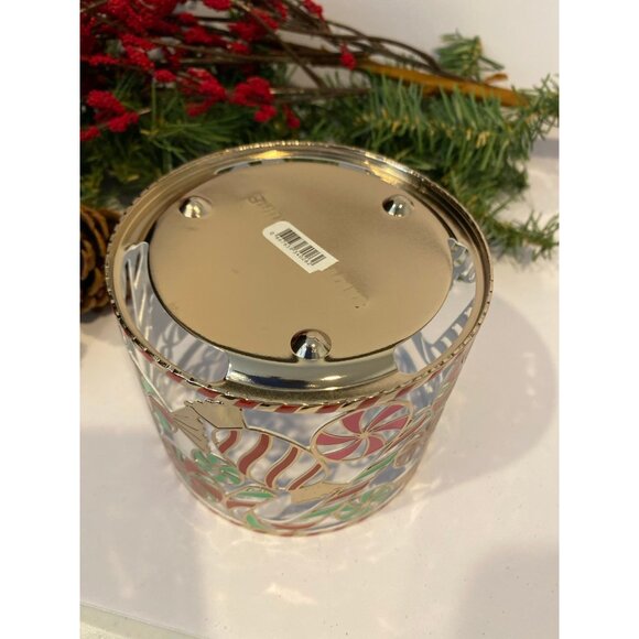 Bath & Body Works Christmas Holiday 3 Wick Candle Holder - Picture 6 of 9